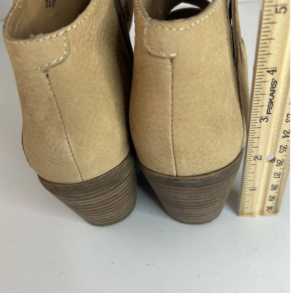 Lucky Brand Zavrina Bootie Zip Up Ankle Boot Stacked Block Heel Women's 6 - Picture 7 of 11